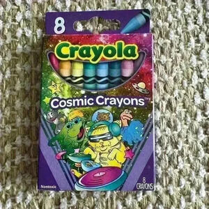 Crayola Cosmic Crayons 8 pack, brand new, specialty colors, limited edition.